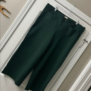 Women’s wide leg ankle pants (heavy weight)